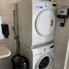 Vaskemaskin og tørketrommel